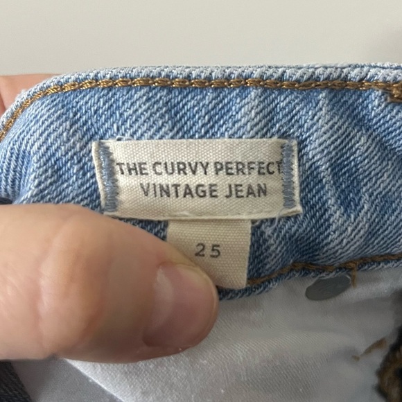 MADEWELL The Curvy Perfect Vintage Jean in Fiore Wash - Picture 10 of 11